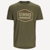 Футболка Simms Fly Patch T-Shirt (Мужской; XL; Military Heather)
